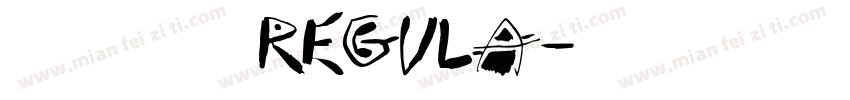 086 上首圆盾体 Regula字体转换